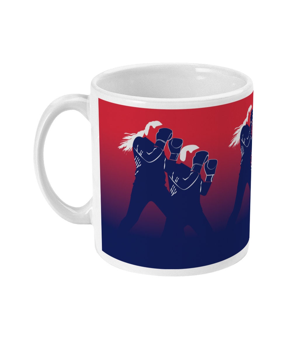 Boxing/boxing cup or mug "In the ring of the boxer and boxer" - Customizable
