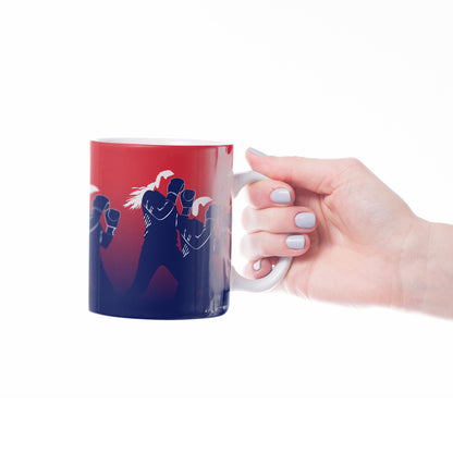 Tasse ou mug boxe/boxing "Sur le ring  du boxeur et de la boxeuse" - Personnalisable