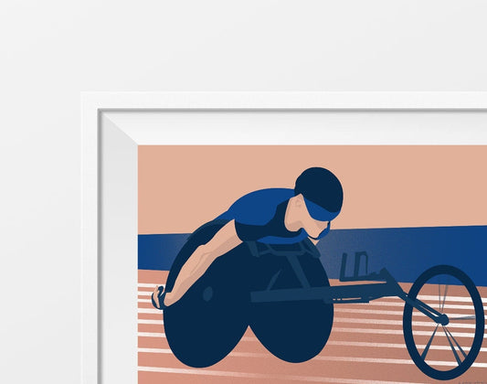 „Paralympics“ Paralympics-Leichtathletik-Plakat