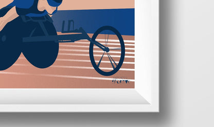 „Paralympics“ Paralympics-Leichtathletik-Plakat