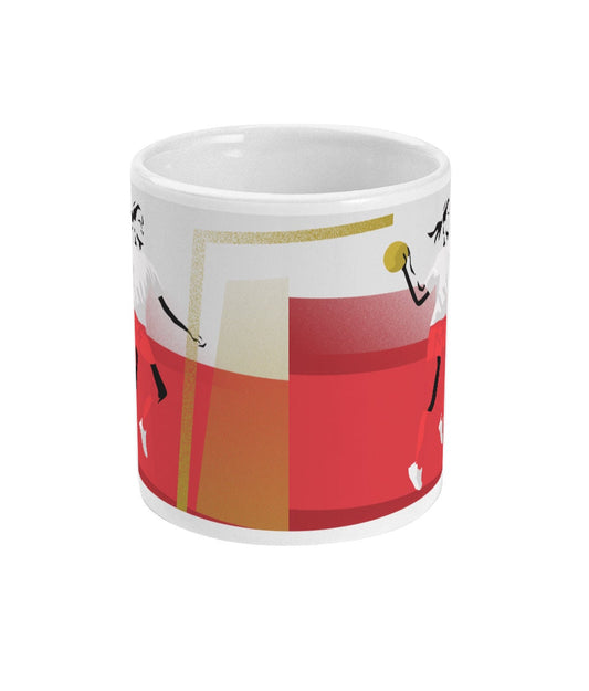 Handball cup or mug "La Handballeuse" - Customizable