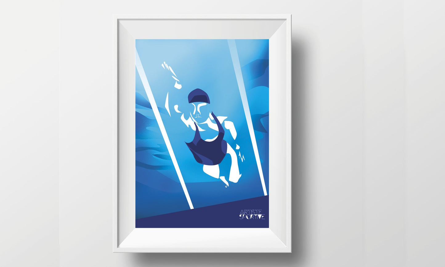 Swimming Poster "The Woman Swims"