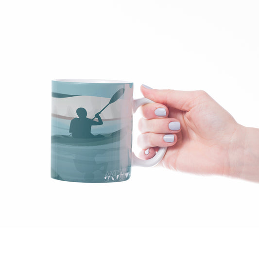 Tasse ou mug Canoe Kayak "Promenage à Beachy head" - Personnalisable