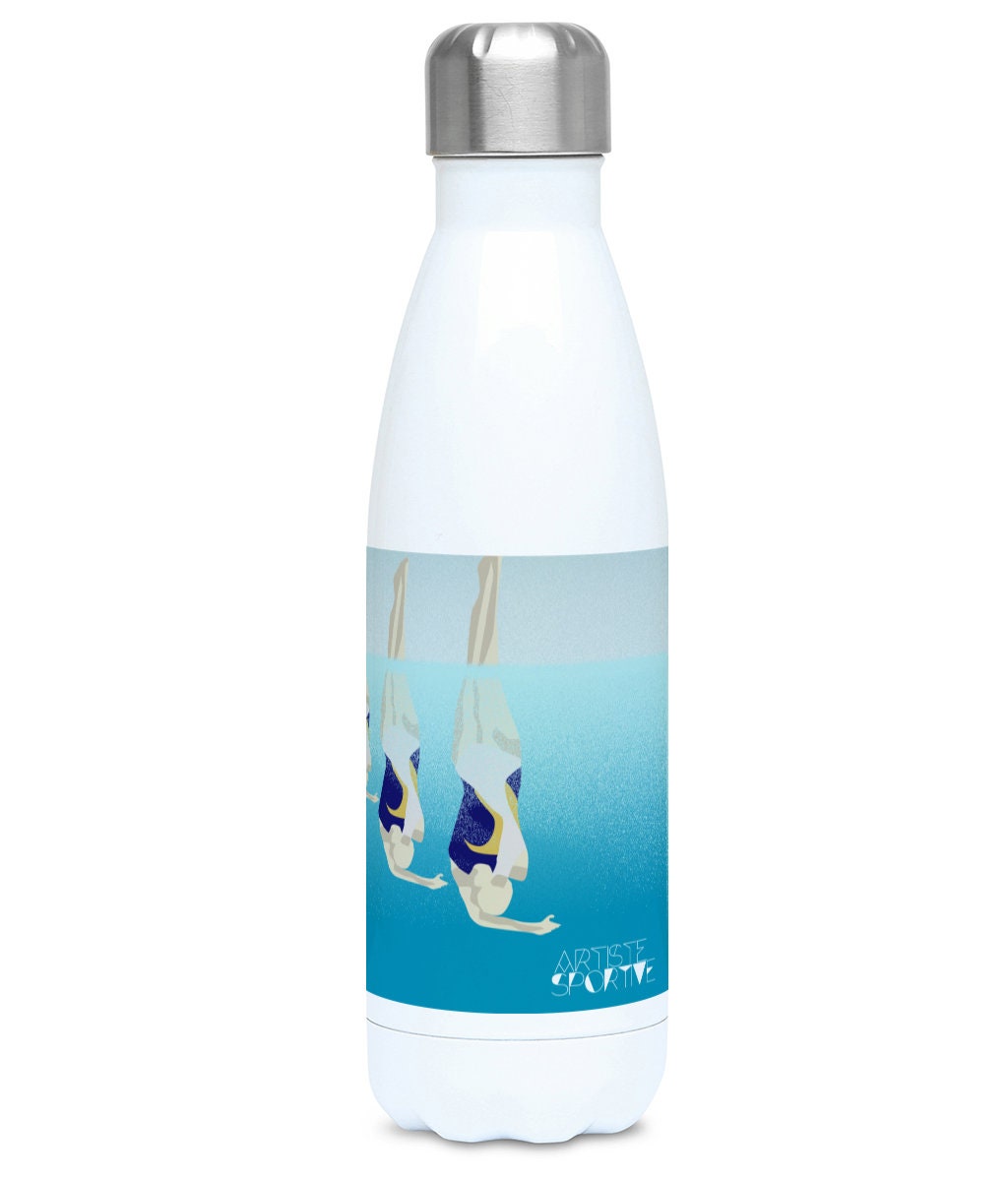 Synchronized Swimming insulated bottle "Water dance" - Customizable