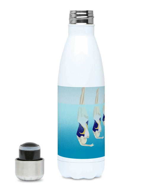 Synchronized Swimming insulated bottle "Water dance" - Customizable