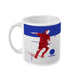 Football cup or mug "L'enfant footeaux" - Customizable