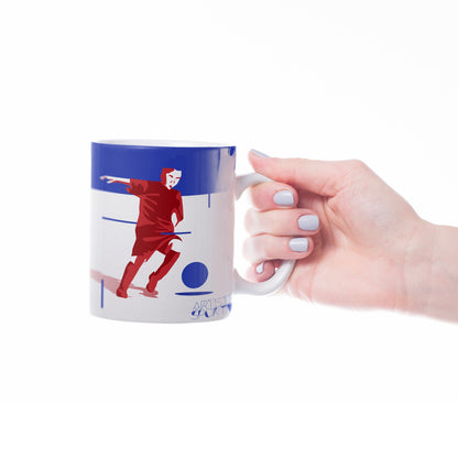 Tasse ou mug football "L'enfant footeaux" - Personnalisable