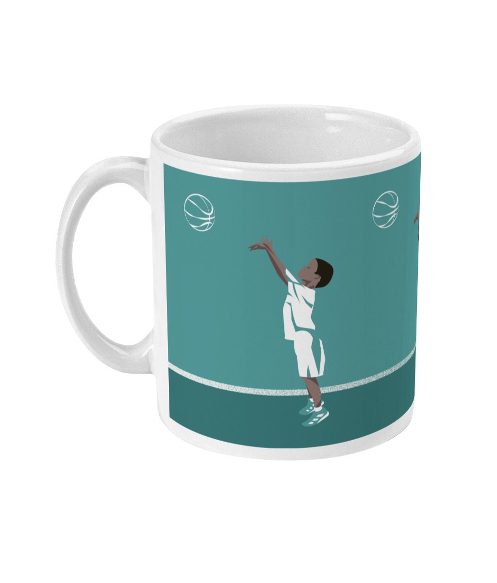 Basketball cup or mug "The boy who plays basketball" - Customizable