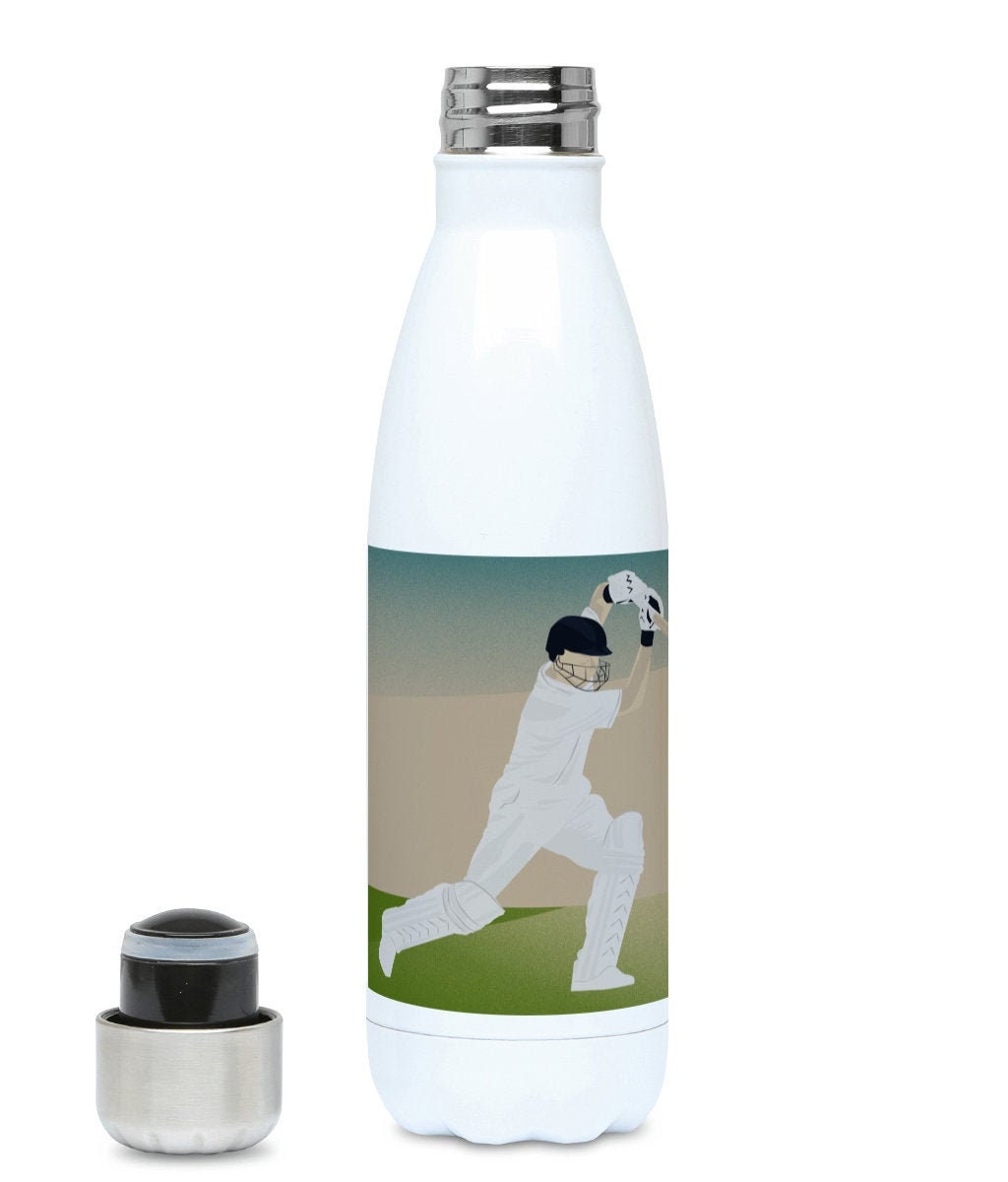 Gourde isotherme cricket "Cover Drive" - Personnalisable