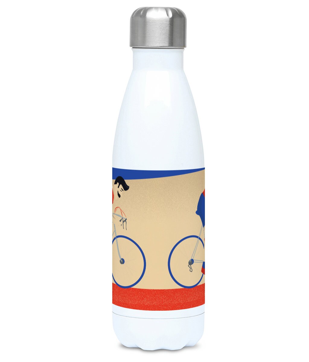 Cycling insulated bottle "Monsieur Vélo" - Customizable