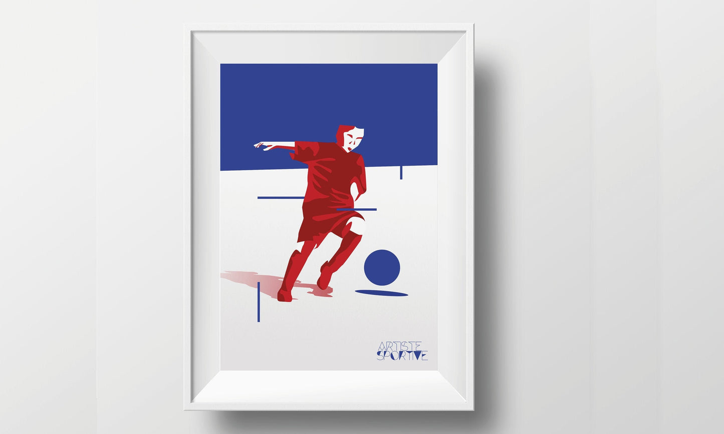 Affiche football "L'enfant footeux"