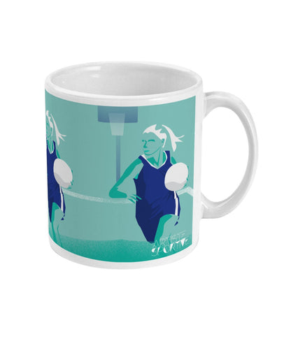 Basketball cup or mug "Axelle plays basketball" - Customizable