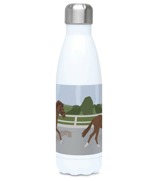 Insulated horse riding bottle "On the horse" - Customizable