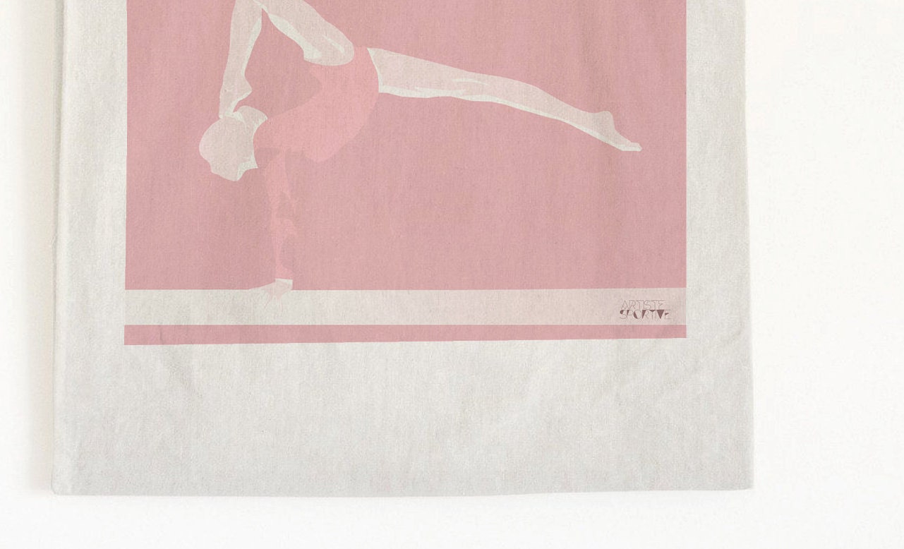 Tote bag ou sac gymnastique "Latika la gymnaste"