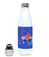 Ping Pong insulated bottle "Table tennis in purple blue" - Customizable