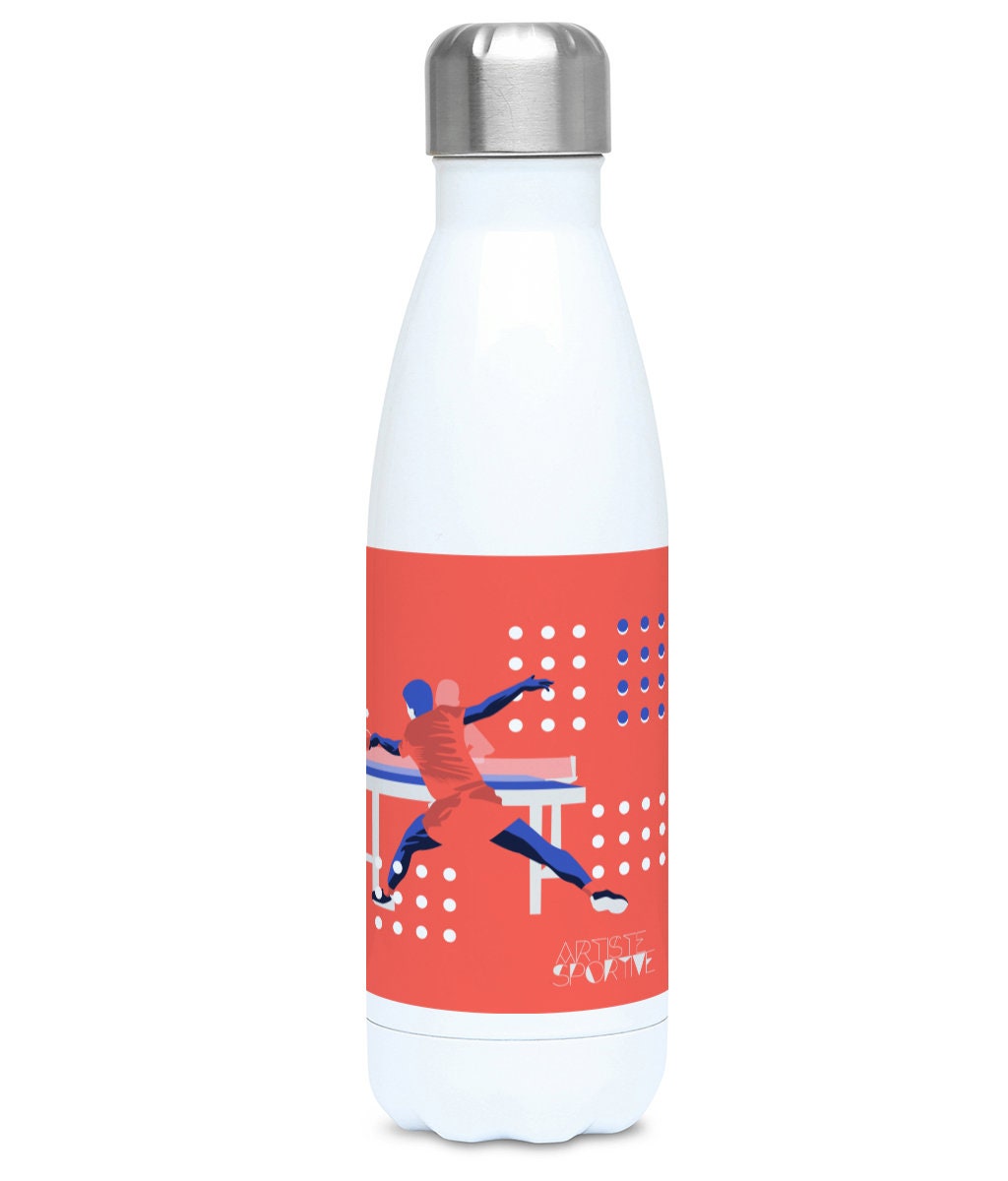 Ping Pong insulated bottle "Orange table tennis" - Customizable