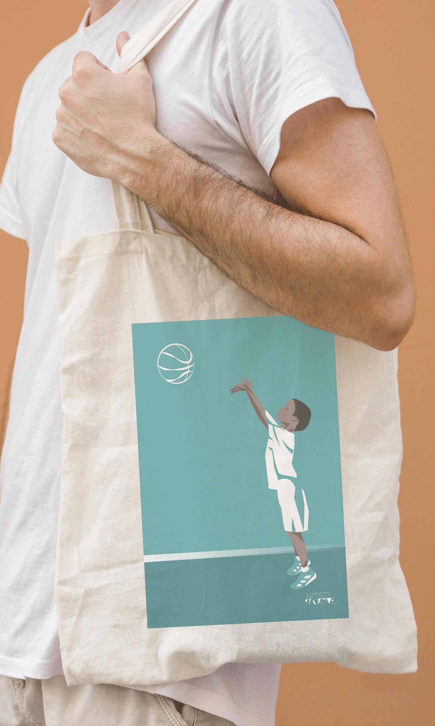 Tote bag ou sac "Basketball boy"