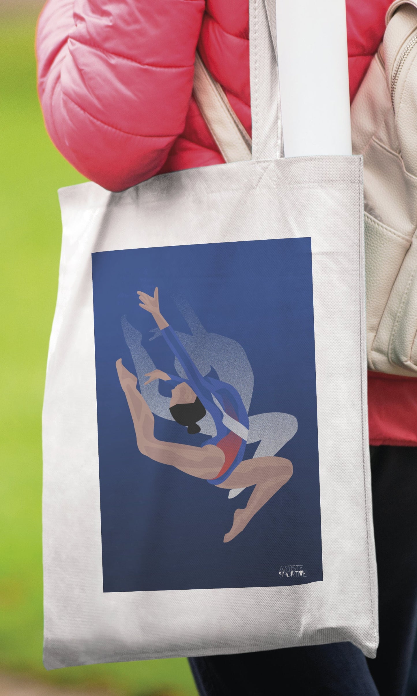 Tote bag ou sac gymnastique "Tatiana la gymnaste"