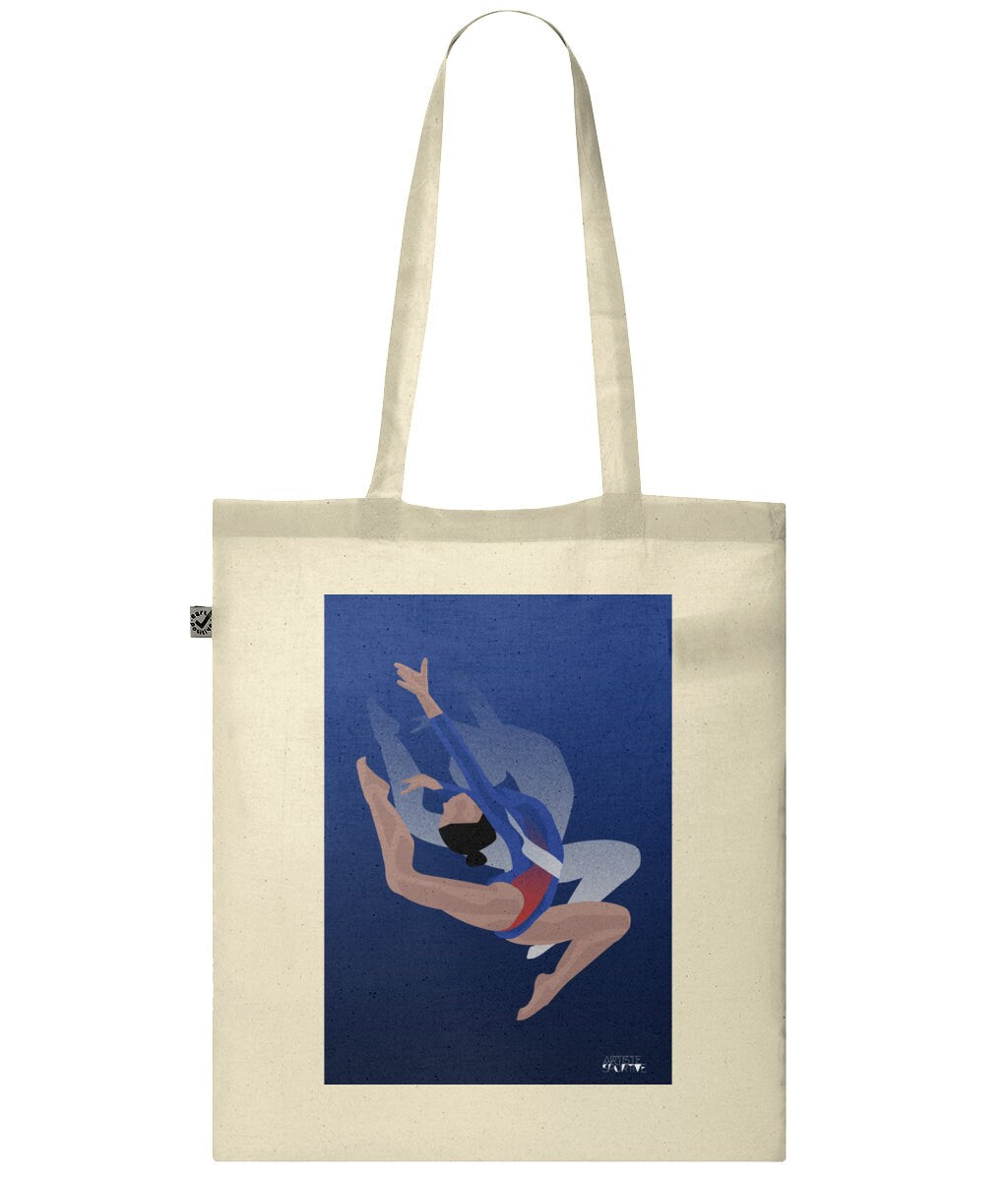 Tote bag ou sac gymnastique "Tatiana la gymnaste"