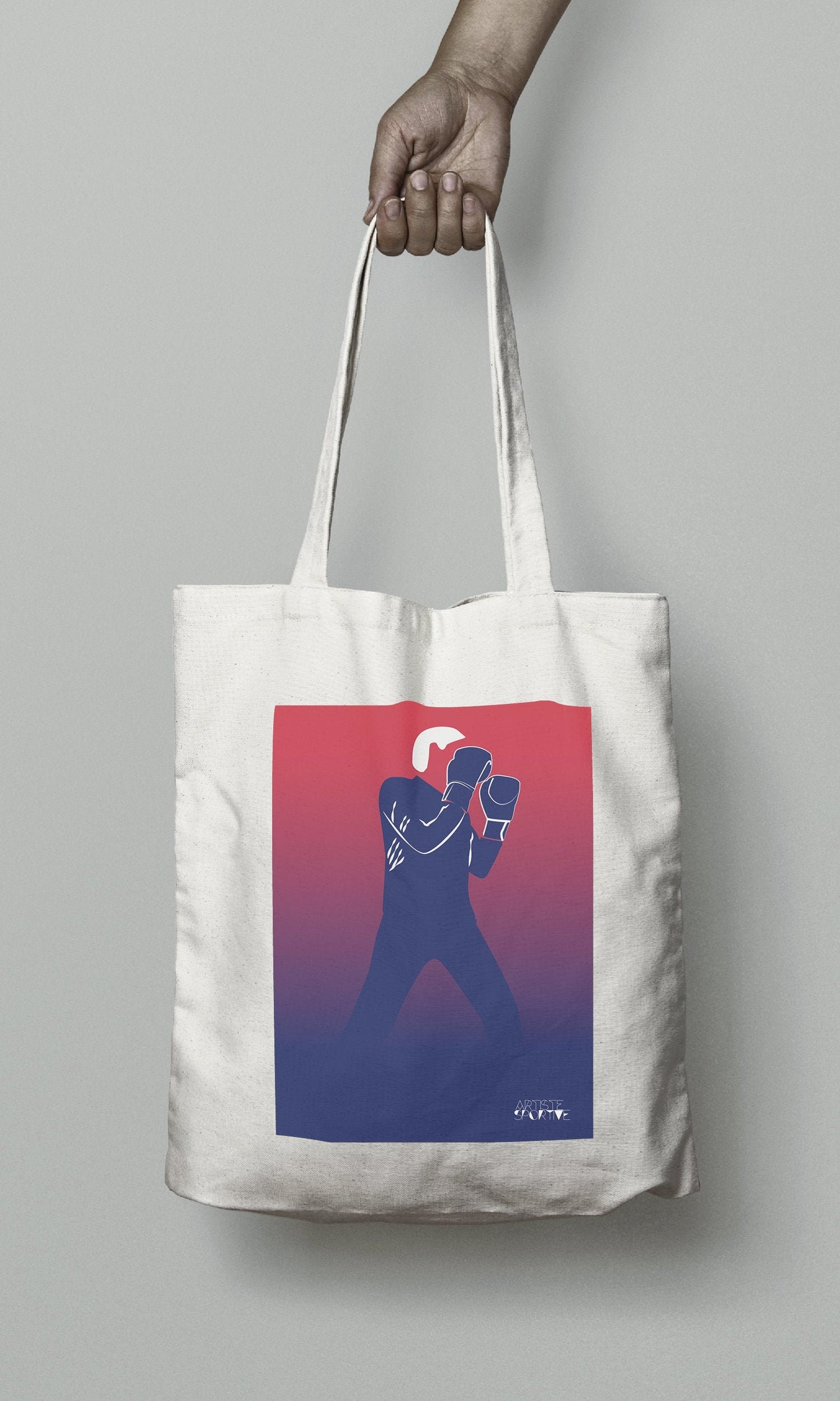 Tote bag ou sac boxing "Sur le ring "