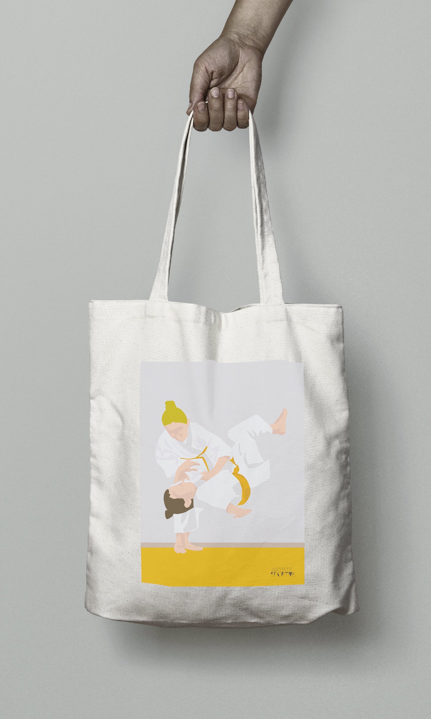 Tote bag or judo bag "Jeanne the judoka"