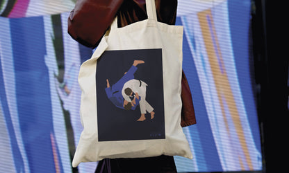 Tote bag or judo bag "The judoka"