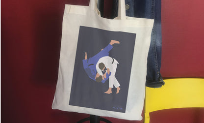 Tote bag or judo bag "The judoka"