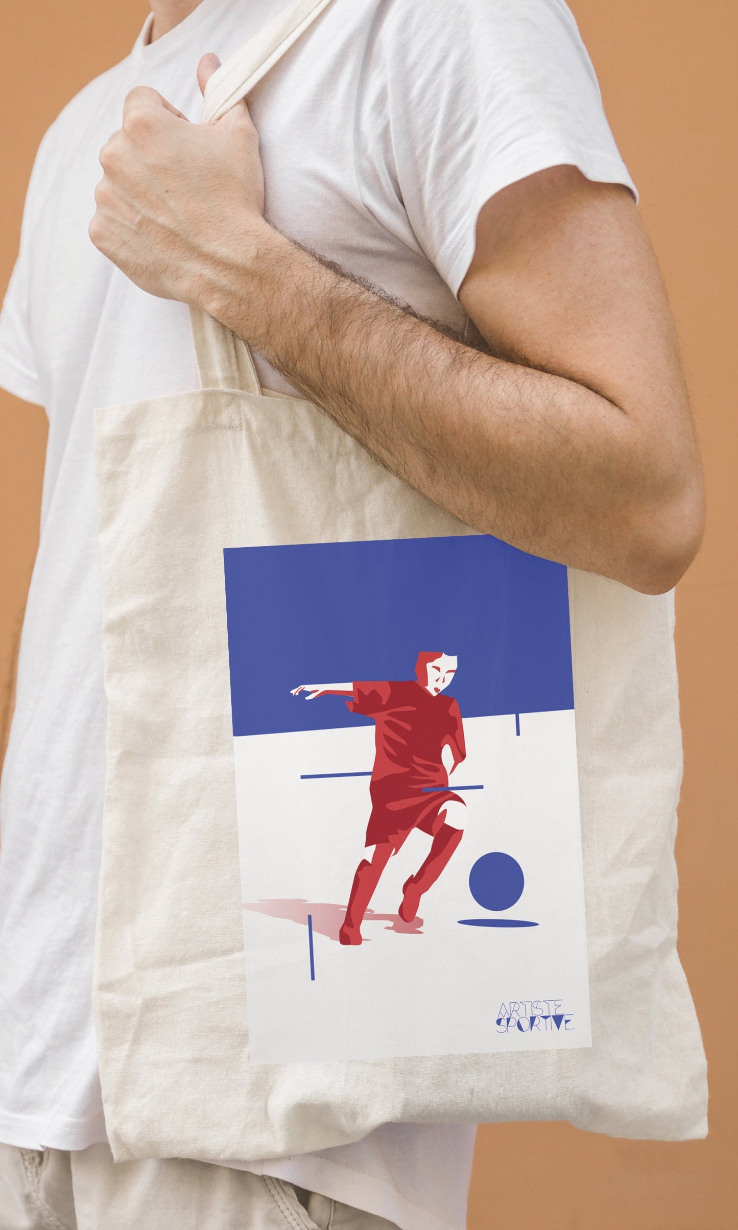 Tote bag ou sac football "Garçon footballeur"