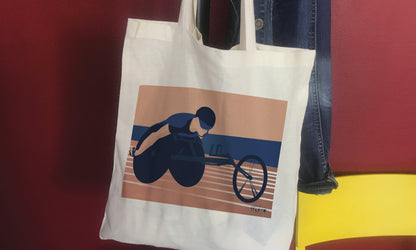 Tote bag ou sac d'athlétisme handisport "paralympics"