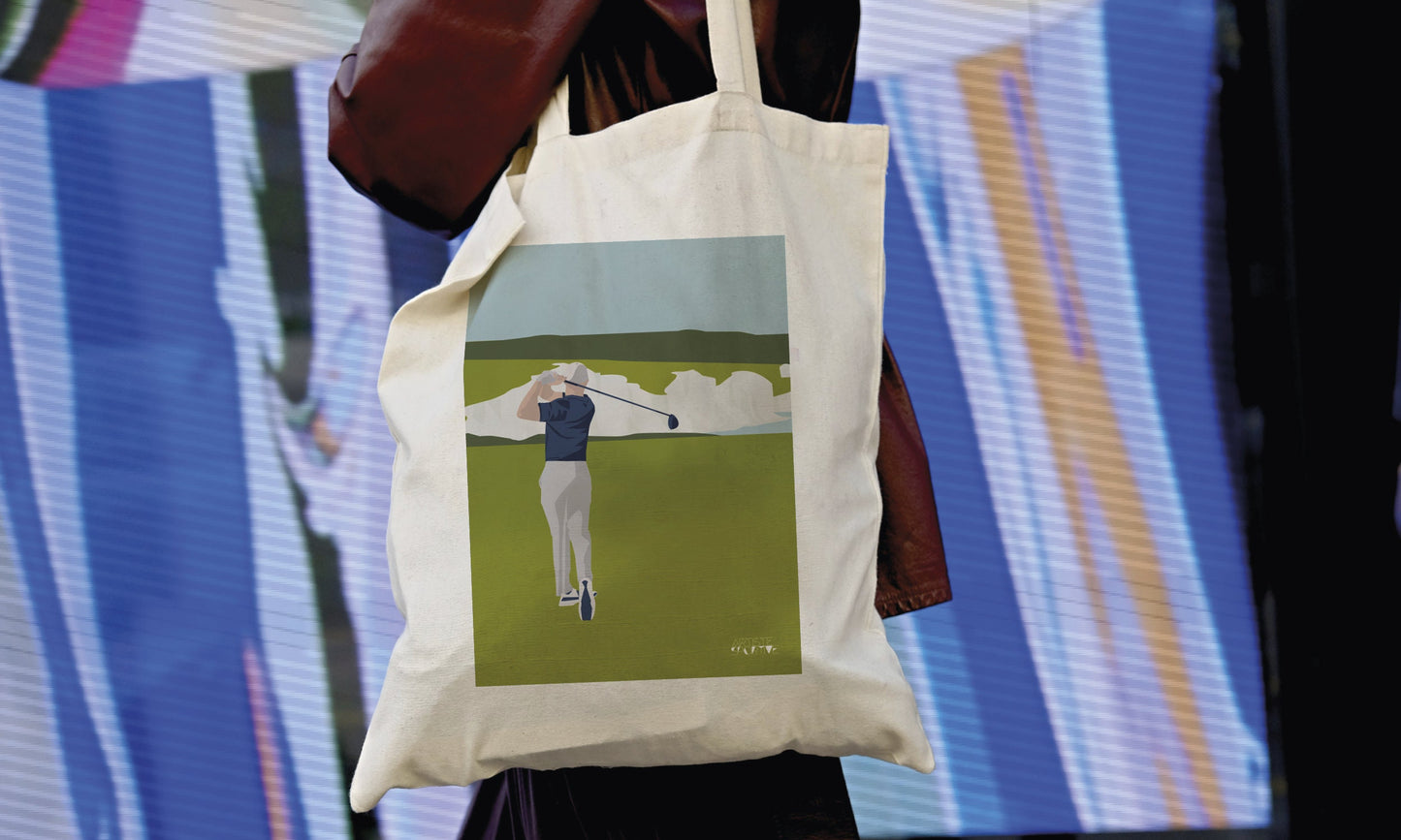 Tote bag or bag "Golf at Beachy Head"