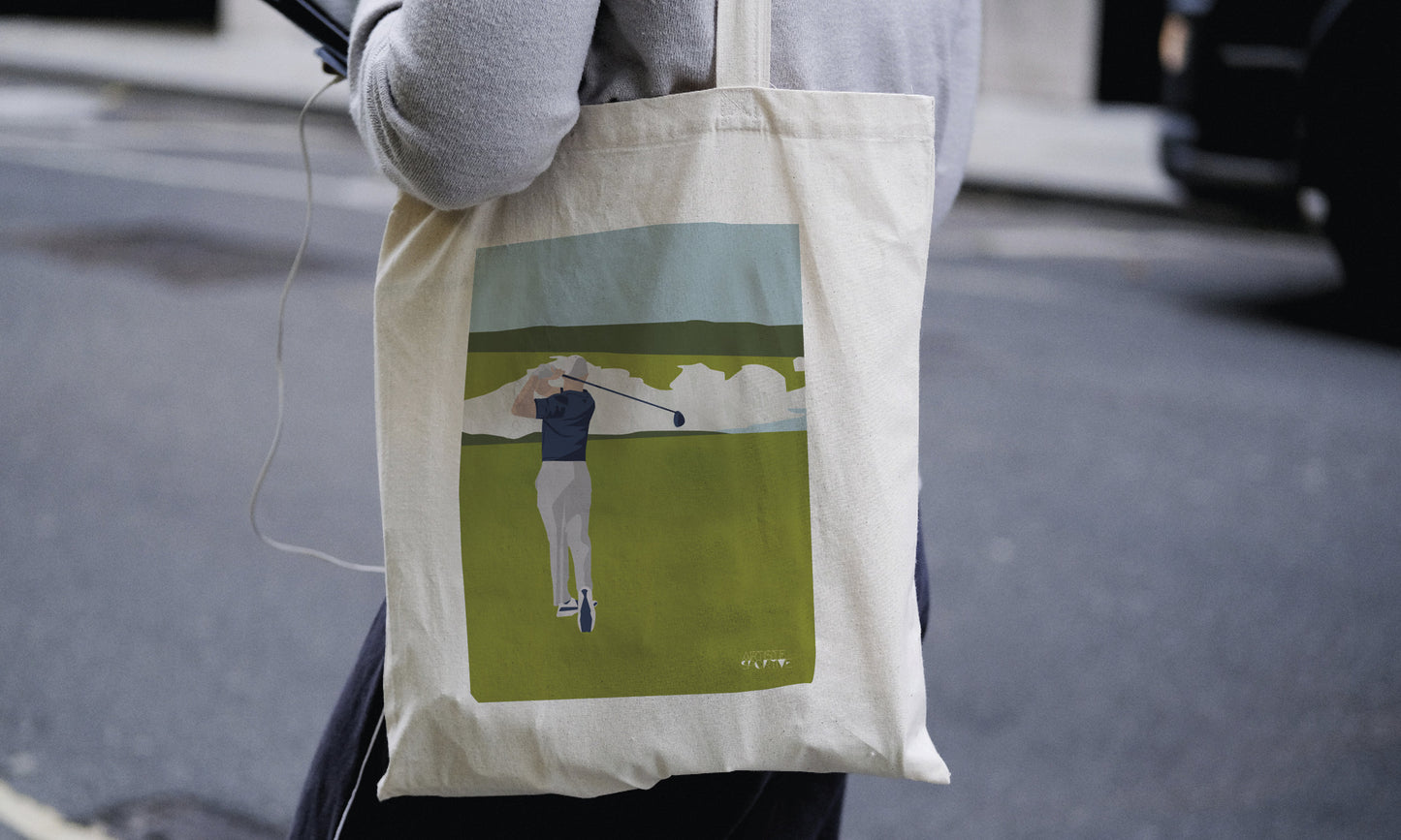 Tote bag or bag "Golf at Beachy Head"