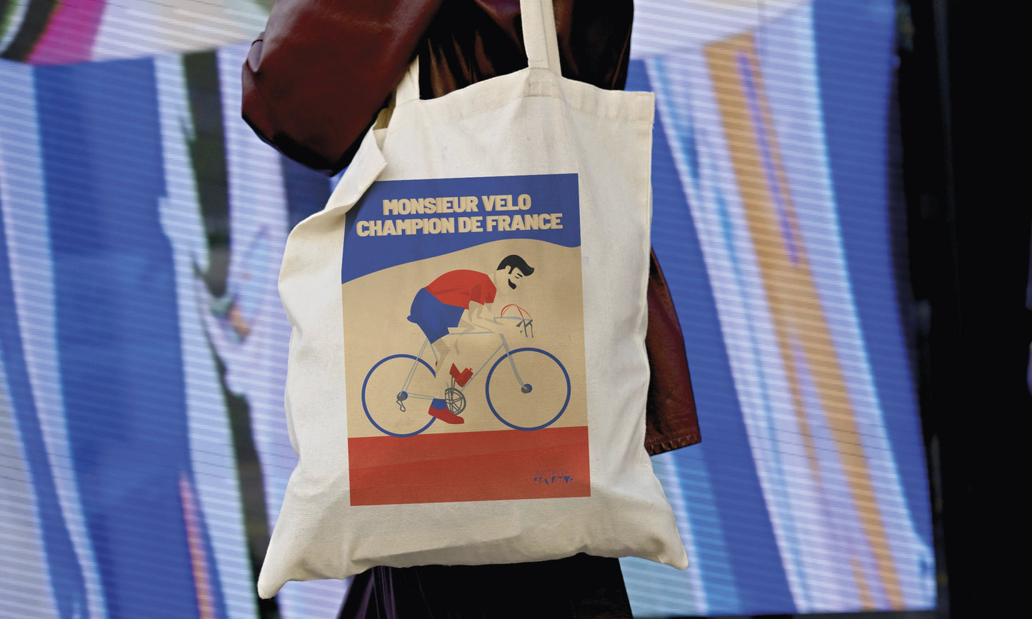 Tragetasche oder Fahrradtasche „Monsieur Vélo“