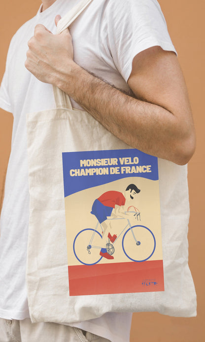 Tragetasche oder Fahrradtasche „Monsieur Vélo“