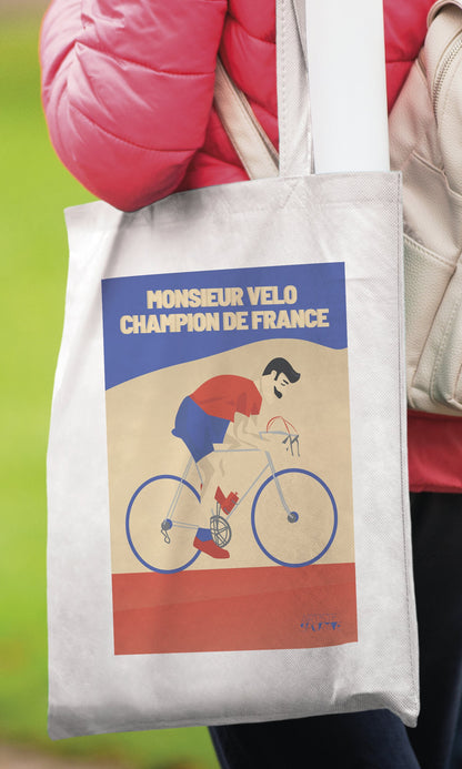 Tragetasche oder Fahrradtasche „Monsieur Vélo“