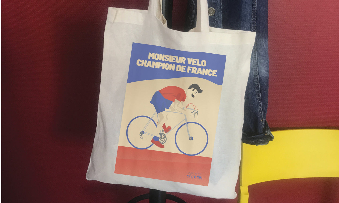 Tragetasche oder Fahrradtasche „Monsieur Vélo“