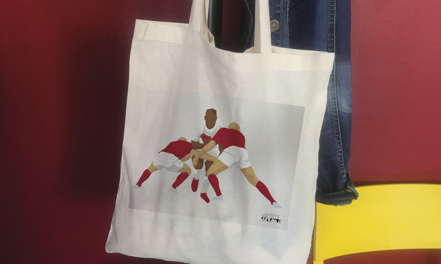 Tote bag ou sac "rugby biarritz"