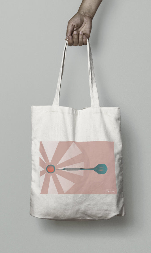 Tote bag ou sac "Les fléchettes"