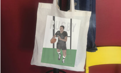 Tote bag ou sac "rugby vintage homme"