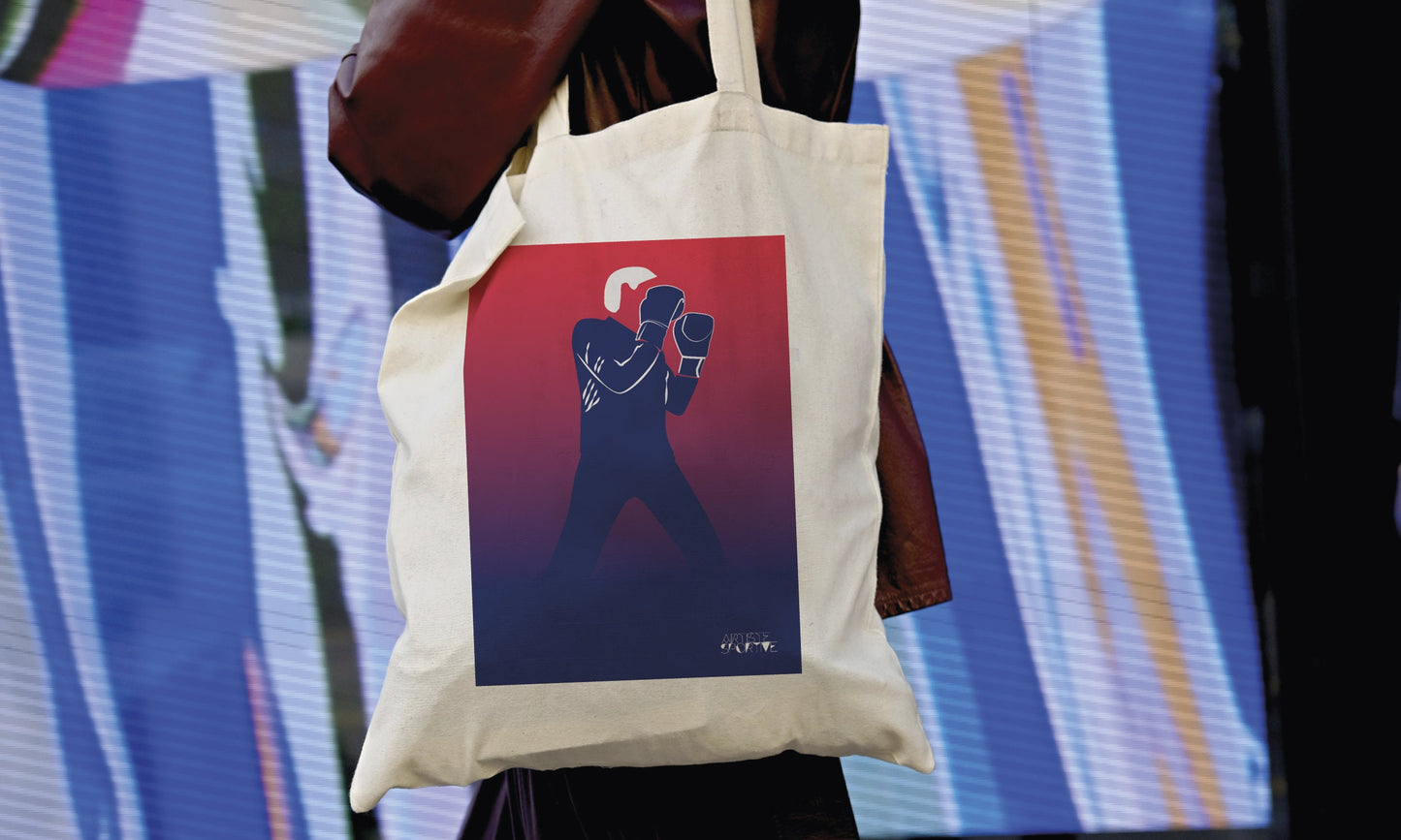 Tote bag ou sac boxing "Sur le ring "