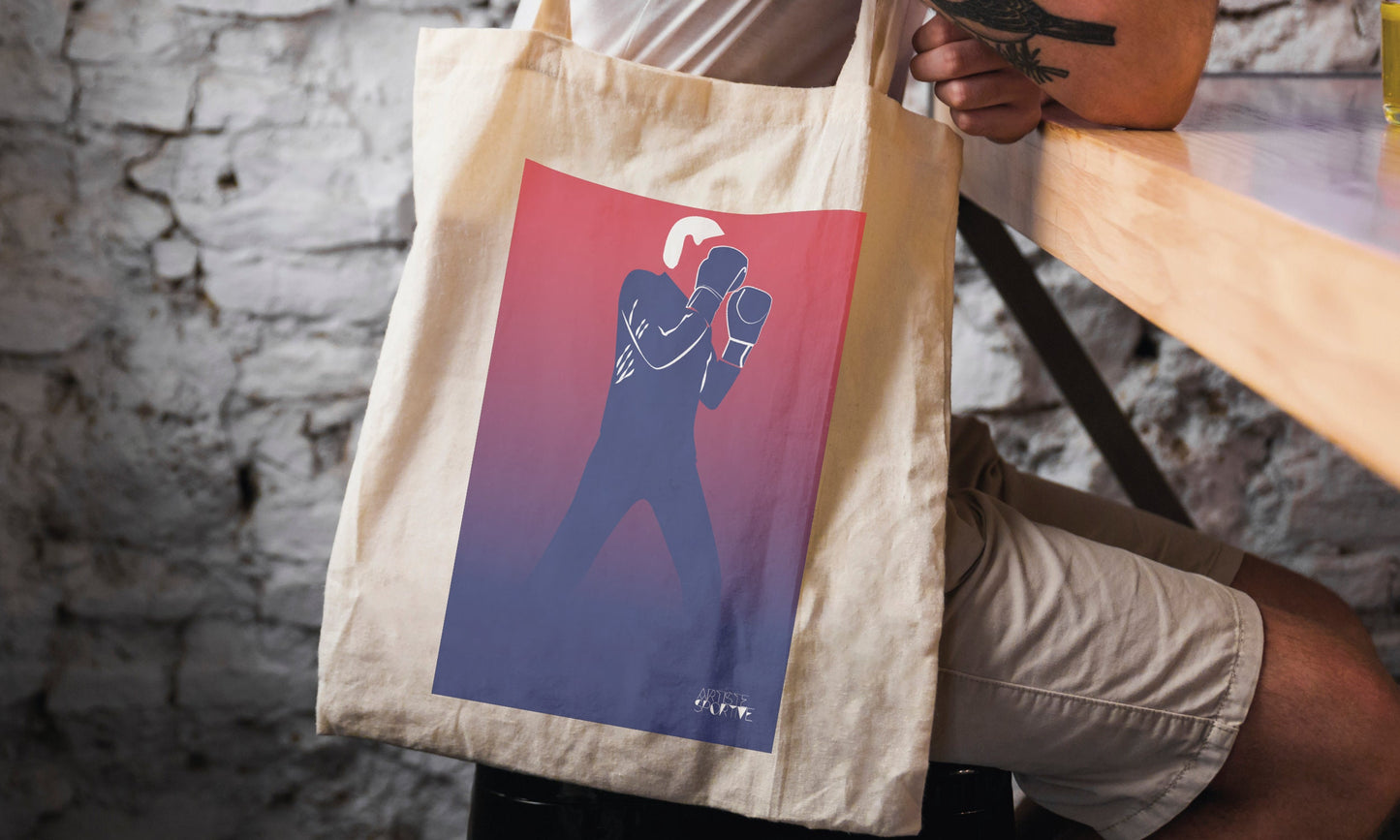 Tote bag or boxing bag “On the ring”