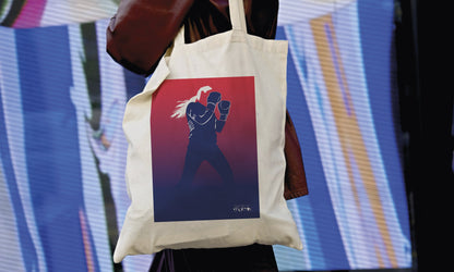 Tote bag ou sac boxing "Sur le ring de la boxeuse"