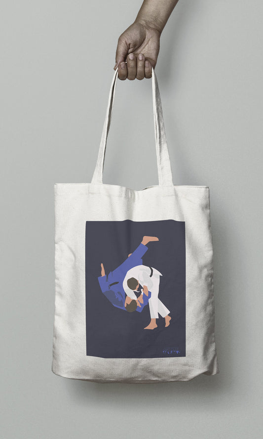 Tote bag or judo bag "The judoka"