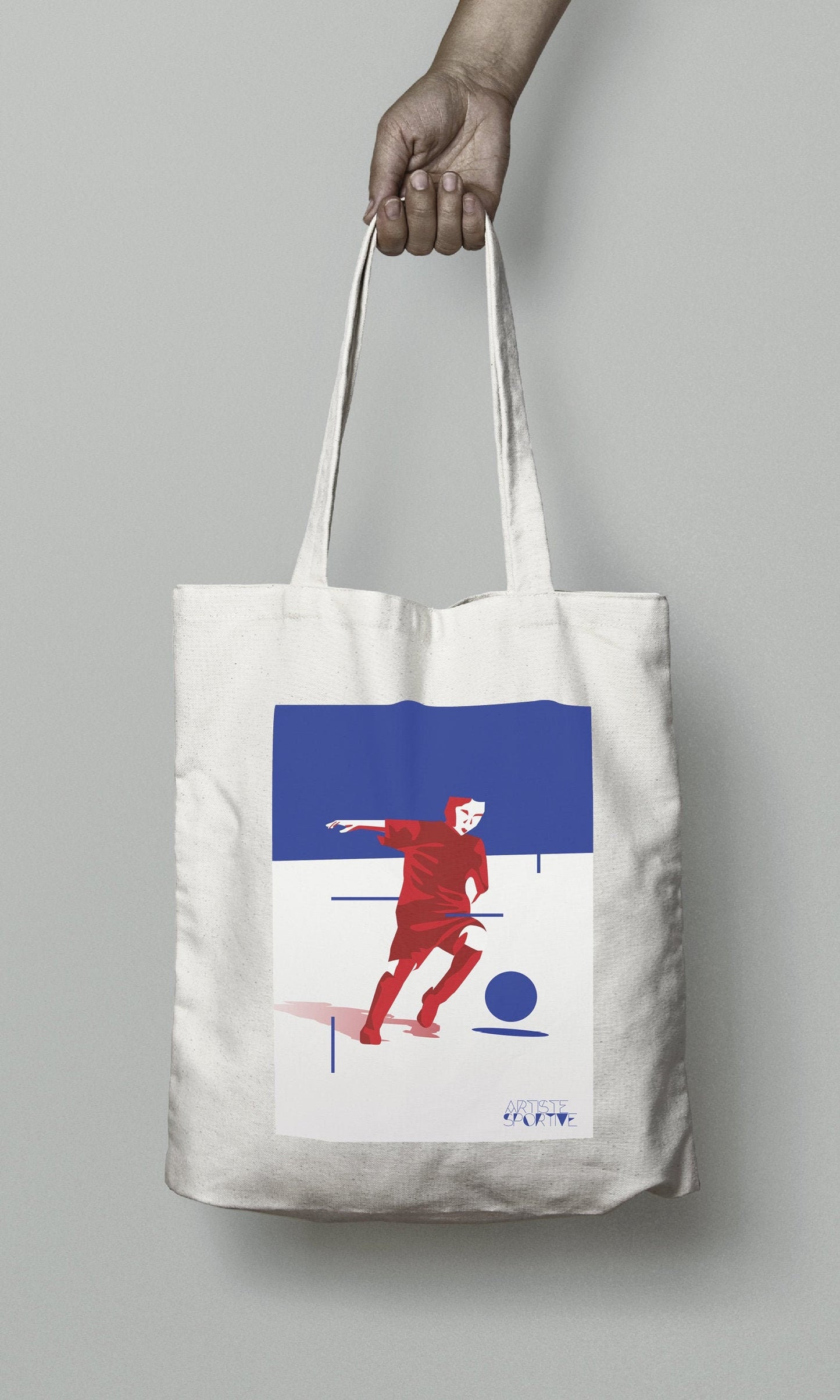 Tote bag ou sac football "Garçon footballeur"