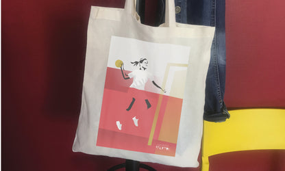 Tote bag ou sac handball "La handballeuse"