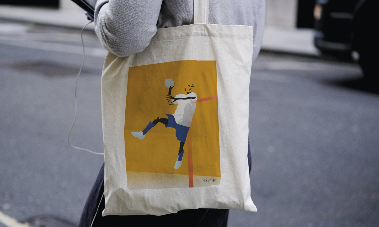 Tote bag ou sac handball "Martin le handballeur"