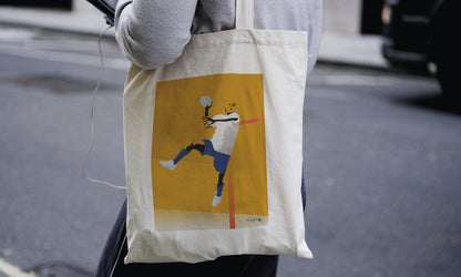 Tote bag ou sac handball "Martin le handballeur"