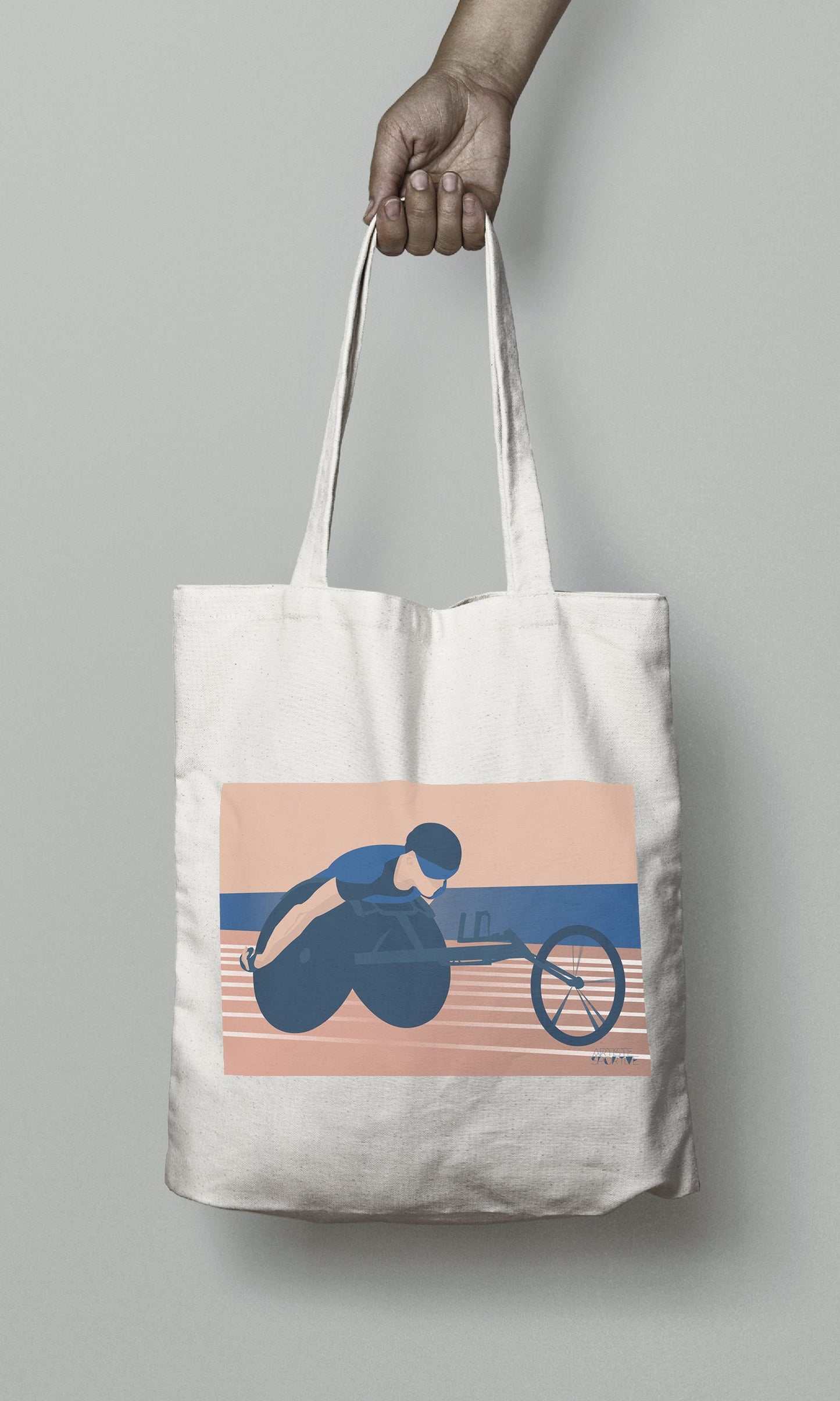 Tote bag ou sac d'athlétisme handisport "paralympics"