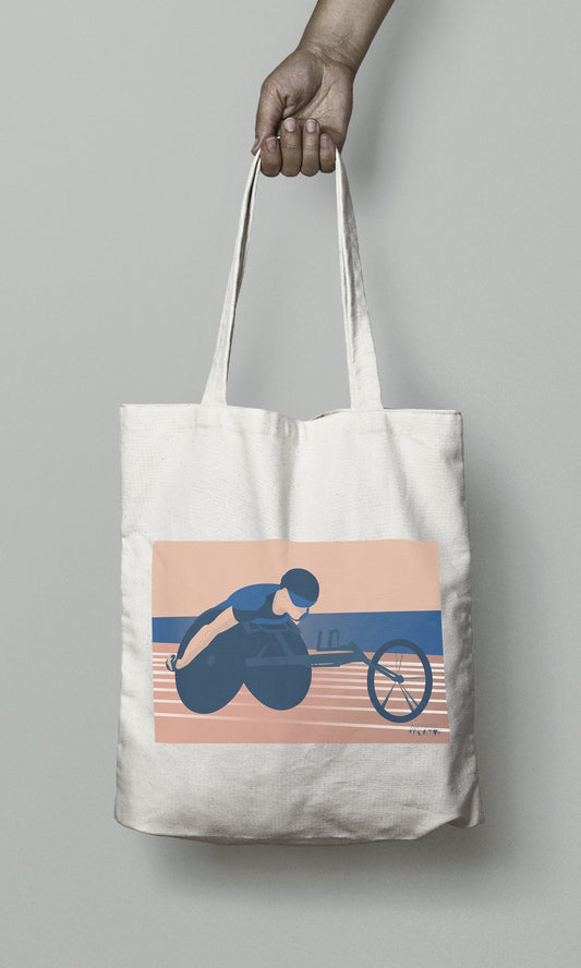 Tote bag ou sac d'athlétisme handisport "paralympics"