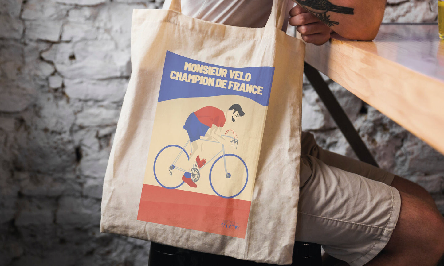 Tragetasche oder Fahrradtasche „Monsieur Vélo“