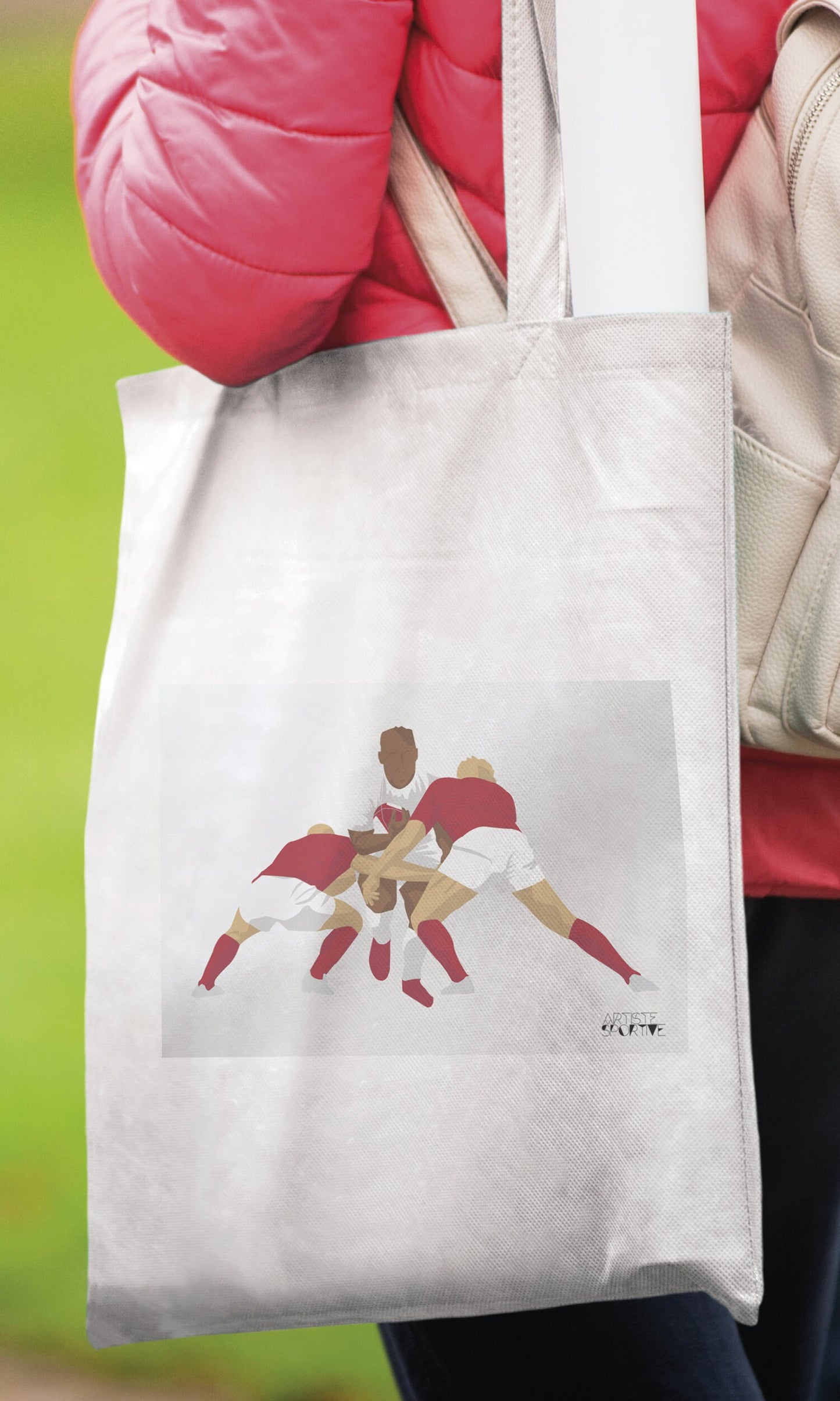 Tote bag or “rugby biarritz” bag